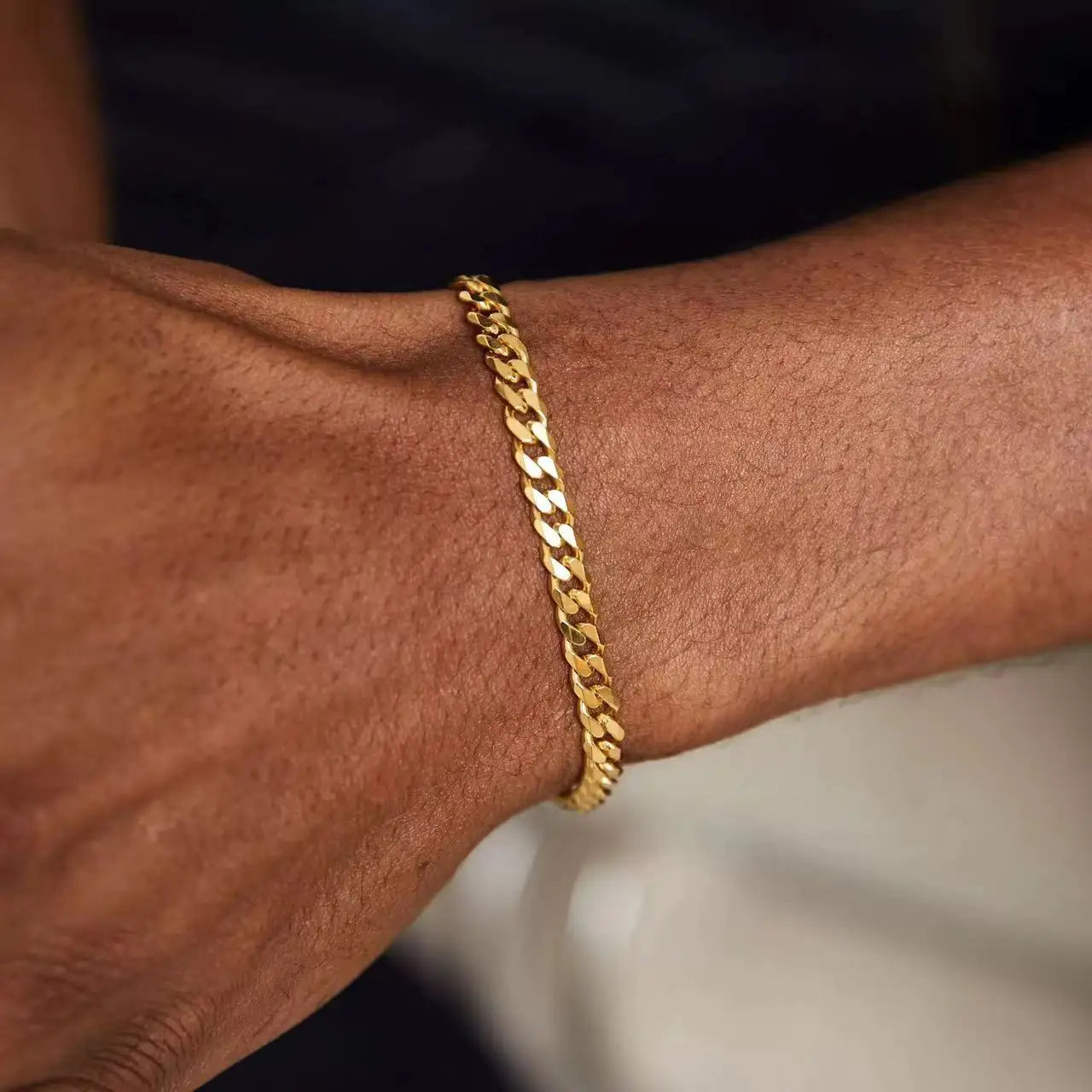 Gold Cuban Link Bracelet 💎✨