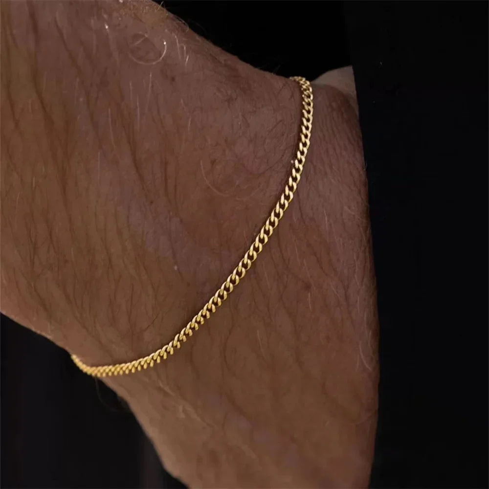 Gold Cuban Link Bracelet 💎✨