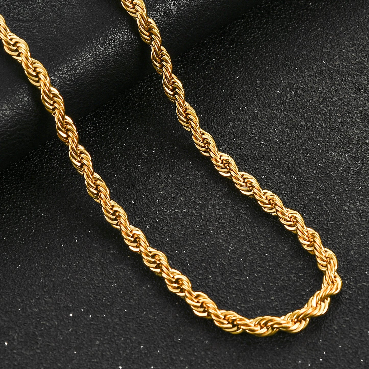 ✨ KINGGOLD™ Iced-Out Rope Chain Necklace – 6mm Edition ✨