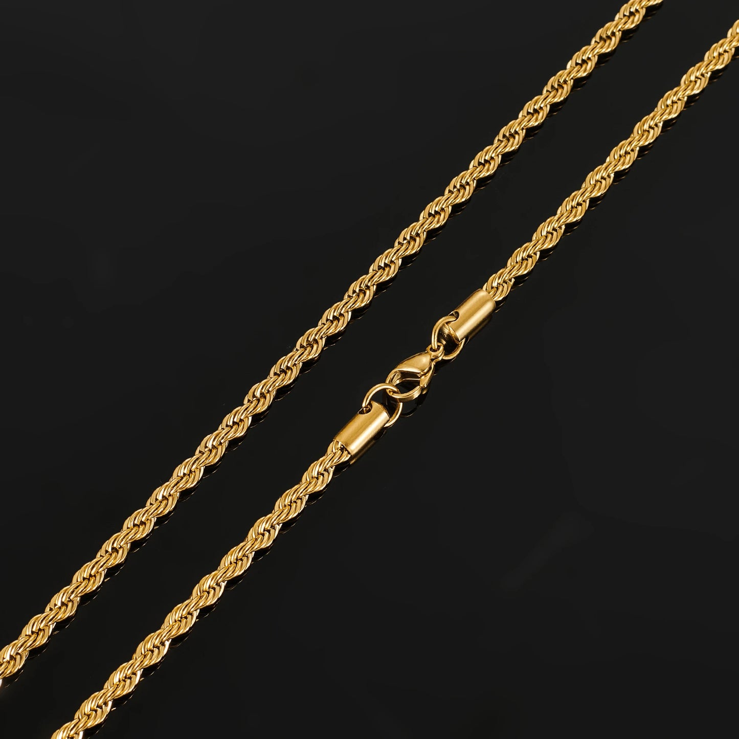 ✨ KINGGOLD™ Iced-Out Rope Chain Necklace – 6mm Edition ✨