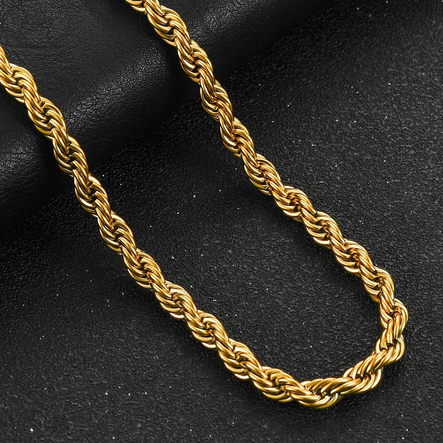 ✨ KINGGOLD™ Iced-Out Rope Chain Necklace – 6mm Edition ✨