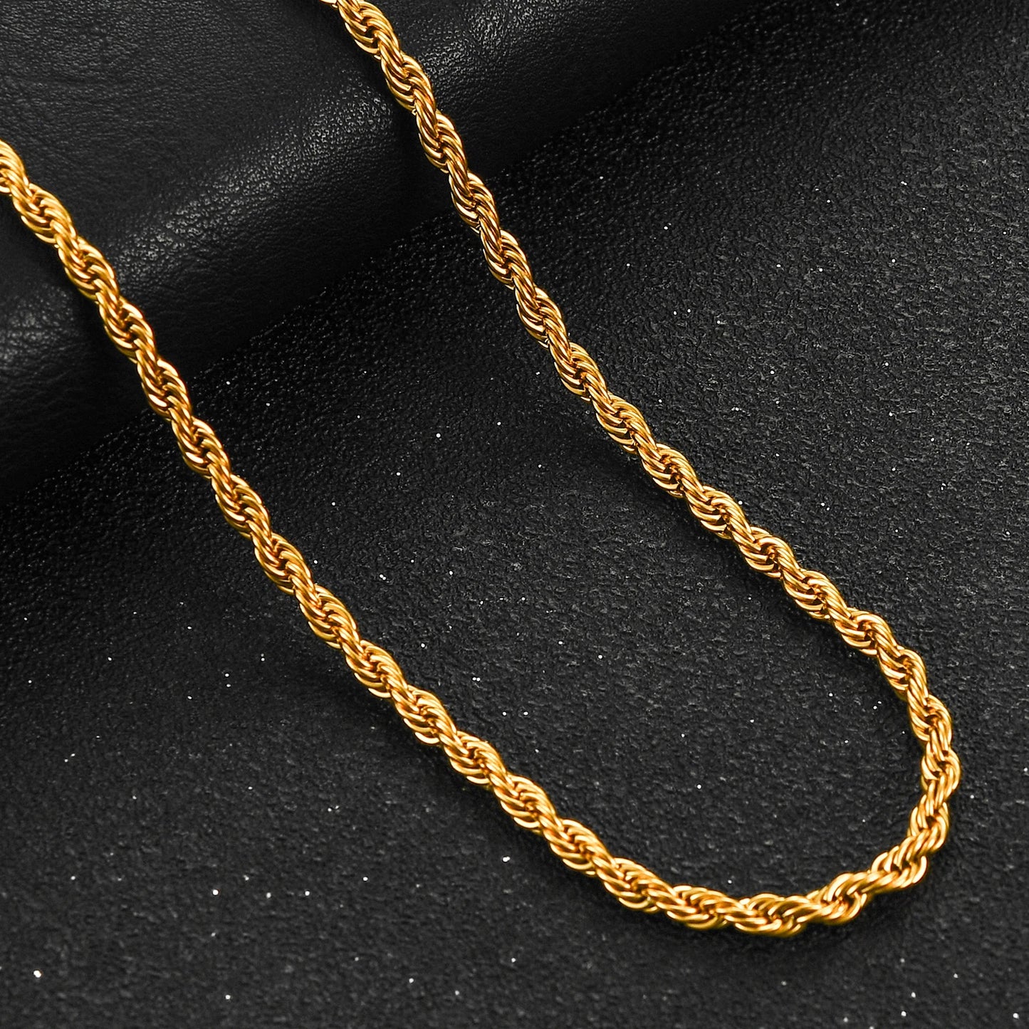 ✨ KINGGOLD™ Iced-Out Rope Chain Necklace – 6mm Edition ✨