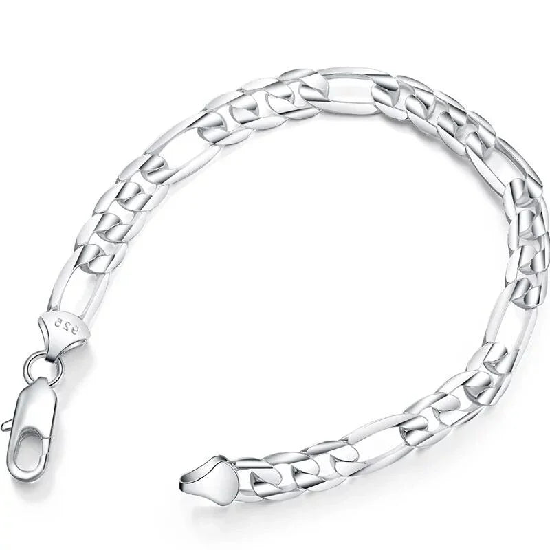 Luxury Gold & Silver Plated Cuban Link Bracelet – Timeless Style for Men & Women