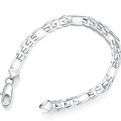 Luxury Gold & Silver Plated Cuban Link Bracelet – Timeless Style for Men & Women