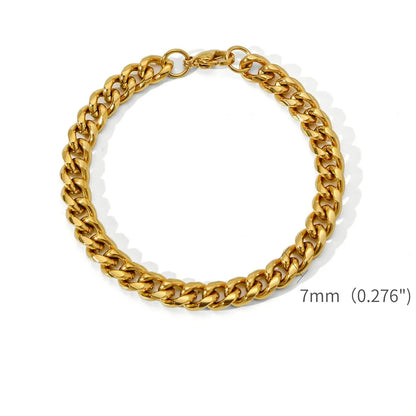 Gold Cuban Link Bracelet 💎✨