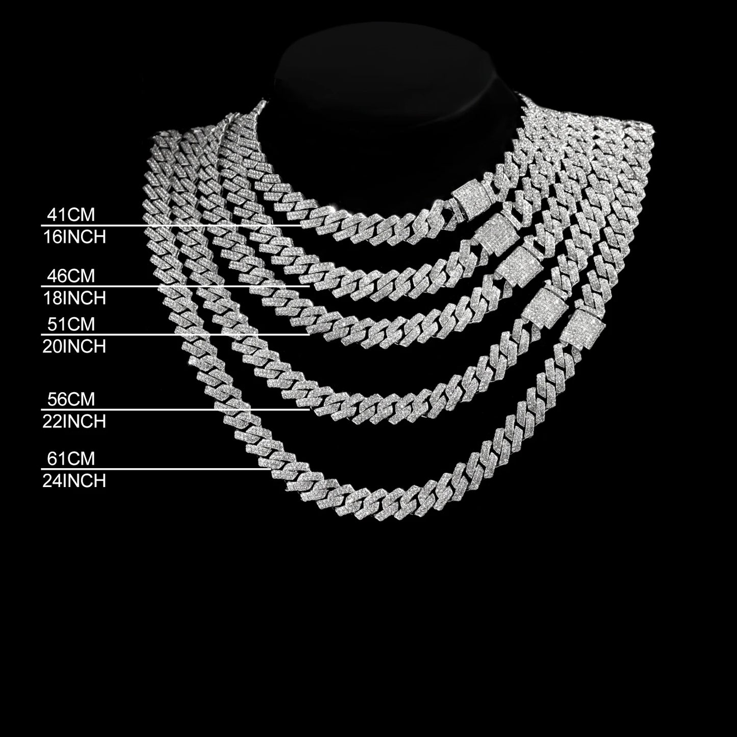 ✨ KINGGOLD™ Iced-Out Rope Chain Necklace – Bold & Exclusive ✨